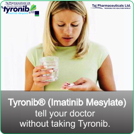 imatinib mesylate tablets tell your doctor